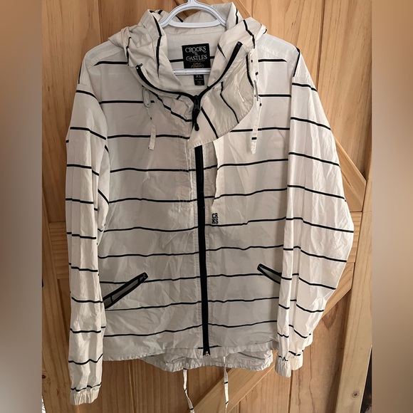 Crooks & Castles Other - Crooks & castles men xl light zip 100%cotton l/s jacket in used condition
